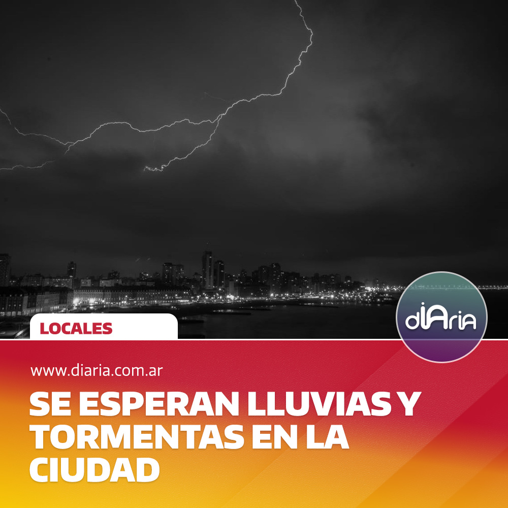 Se esperan lluvias y tormentas en la ciudad