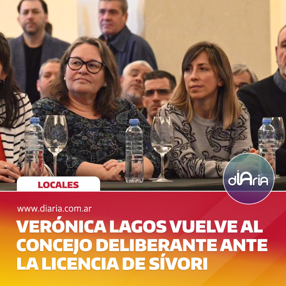 Verónica Lagos vuelve al Concejo deliberante ante la licencia de Sívori