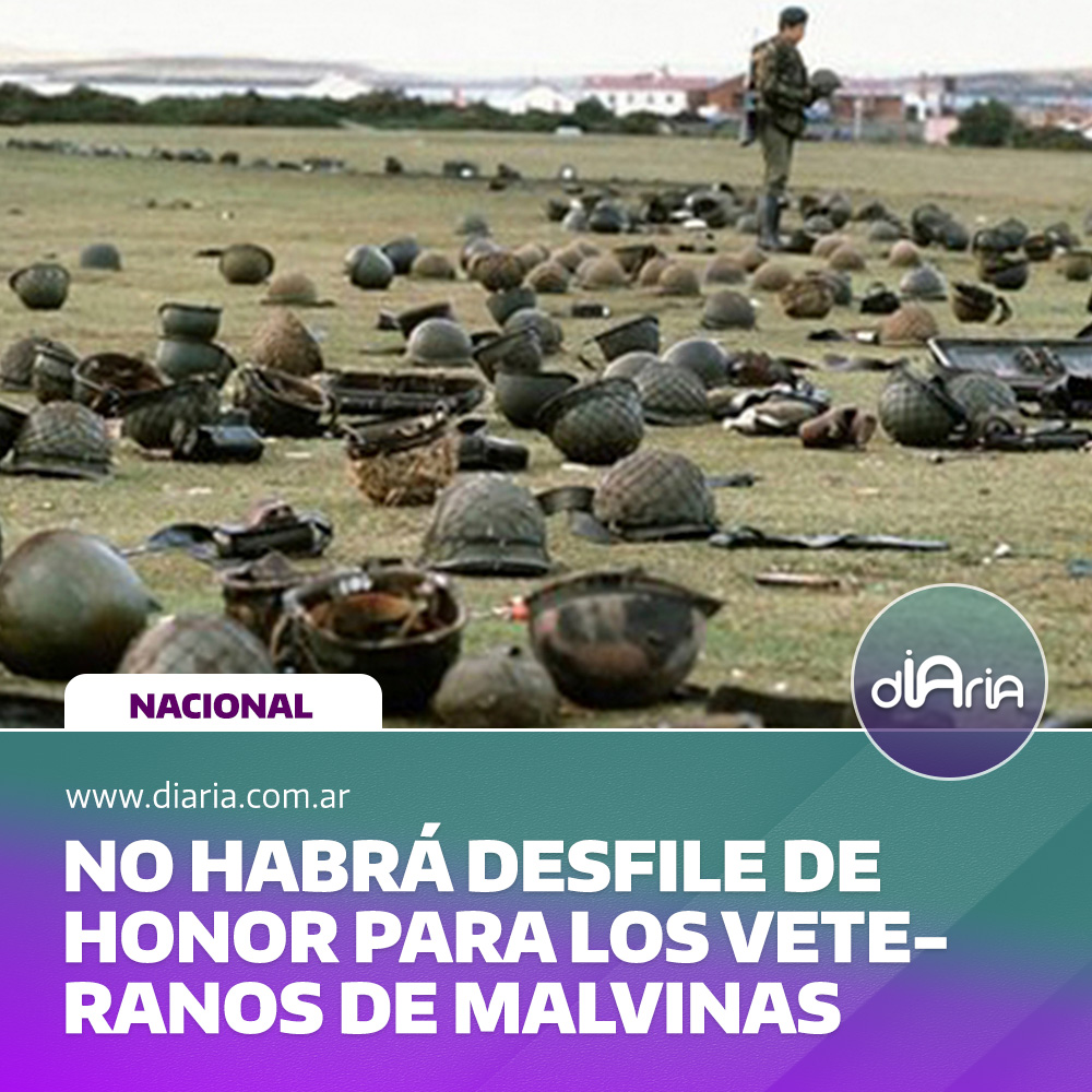 No habrá desfile de honor para los veteranos de Malvinas