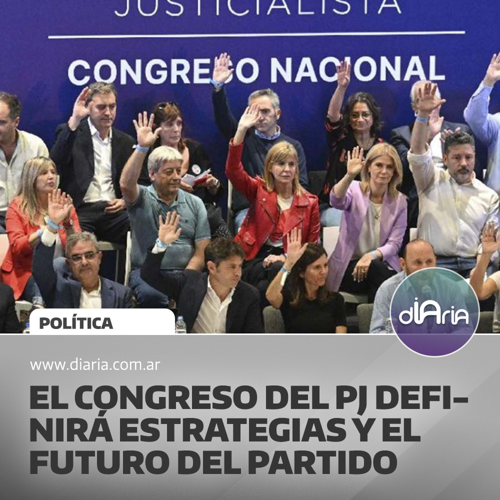 El Congreso del PJ definirá estrategias y el futuro del partido