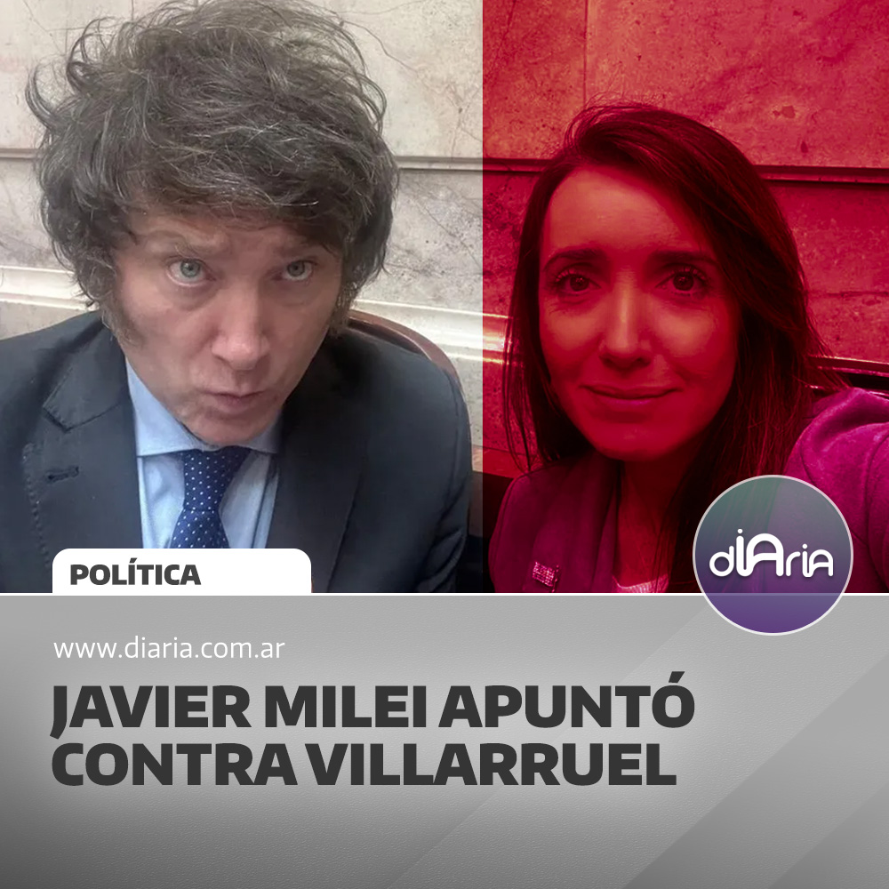 Javier Milei apuntó contra Villarruel