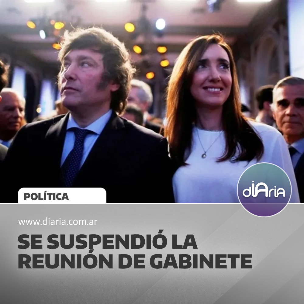 Se suspendió la reunión de gabinete