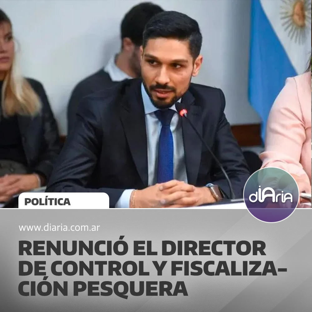 Renunció el director de Control y Fiscalización Pesquera