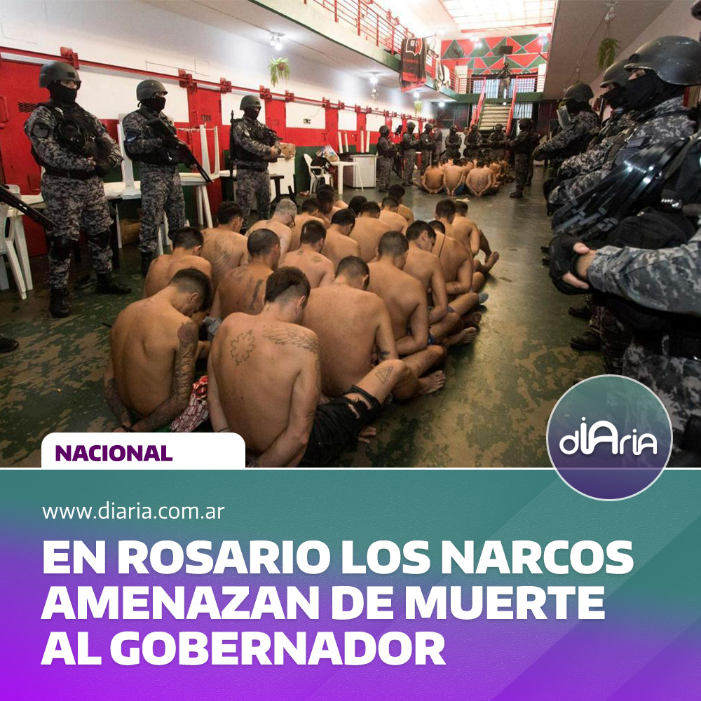 En rosario los narcos amenazan de muerte al gobernador