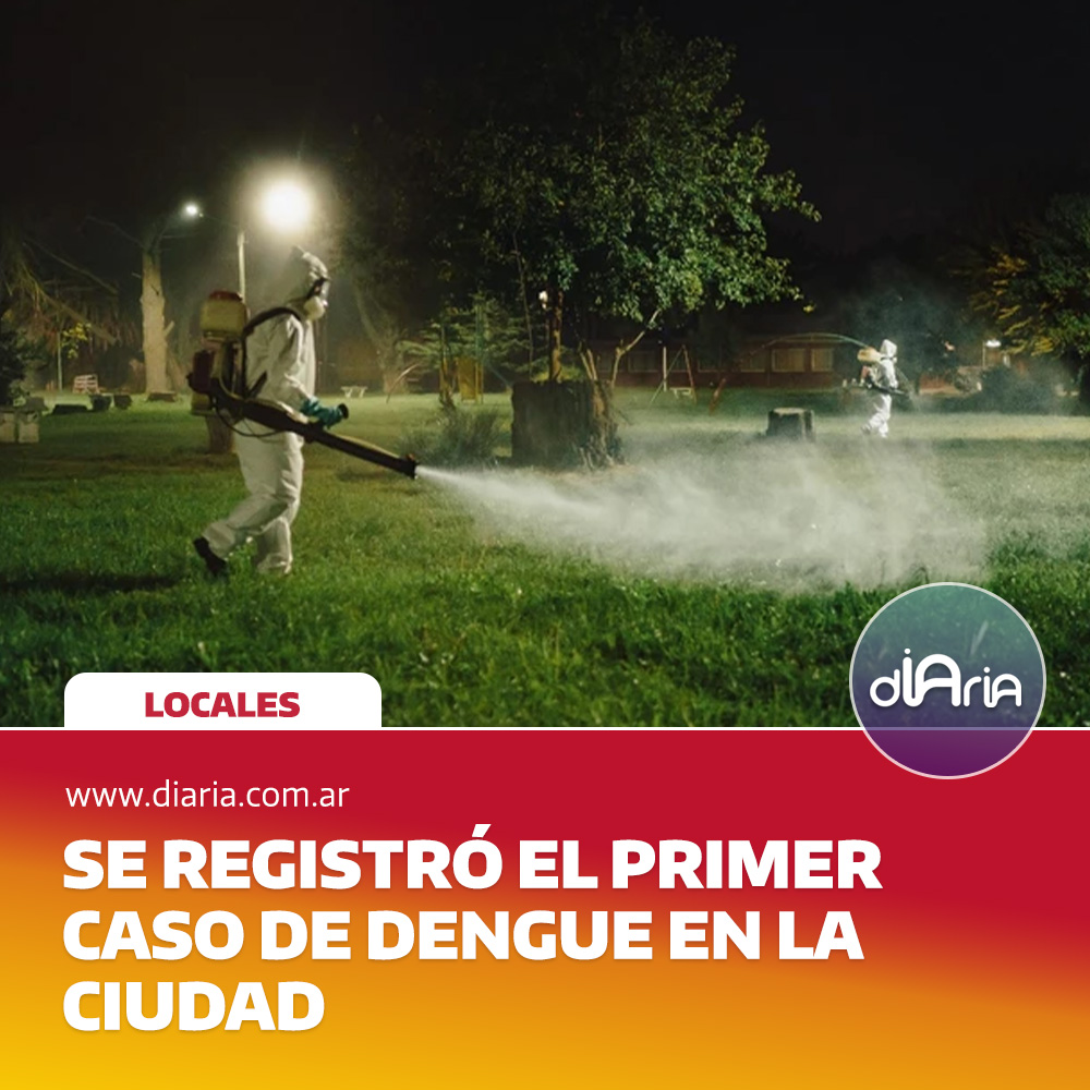 Se registró el primer caso de dengue en la ciudad