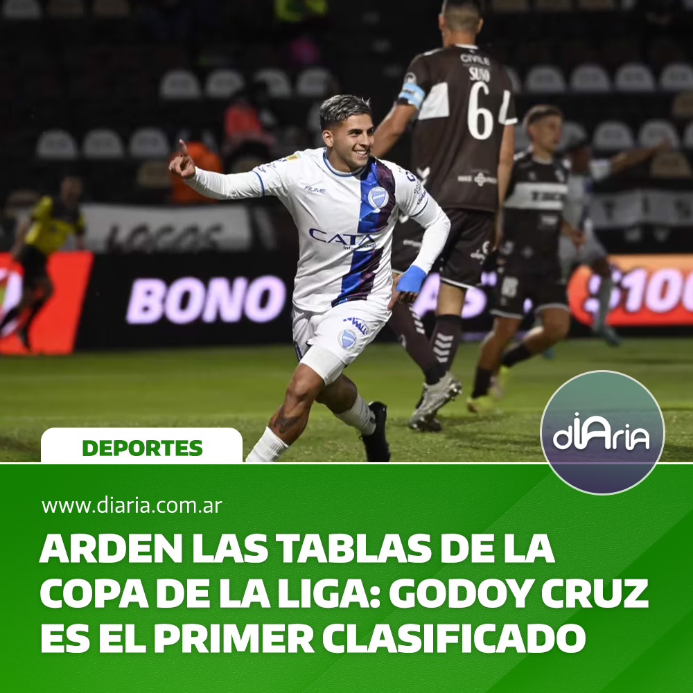 Arden las tablas de la Copa de la Liga: Godoy Cruz es el primer clasificado