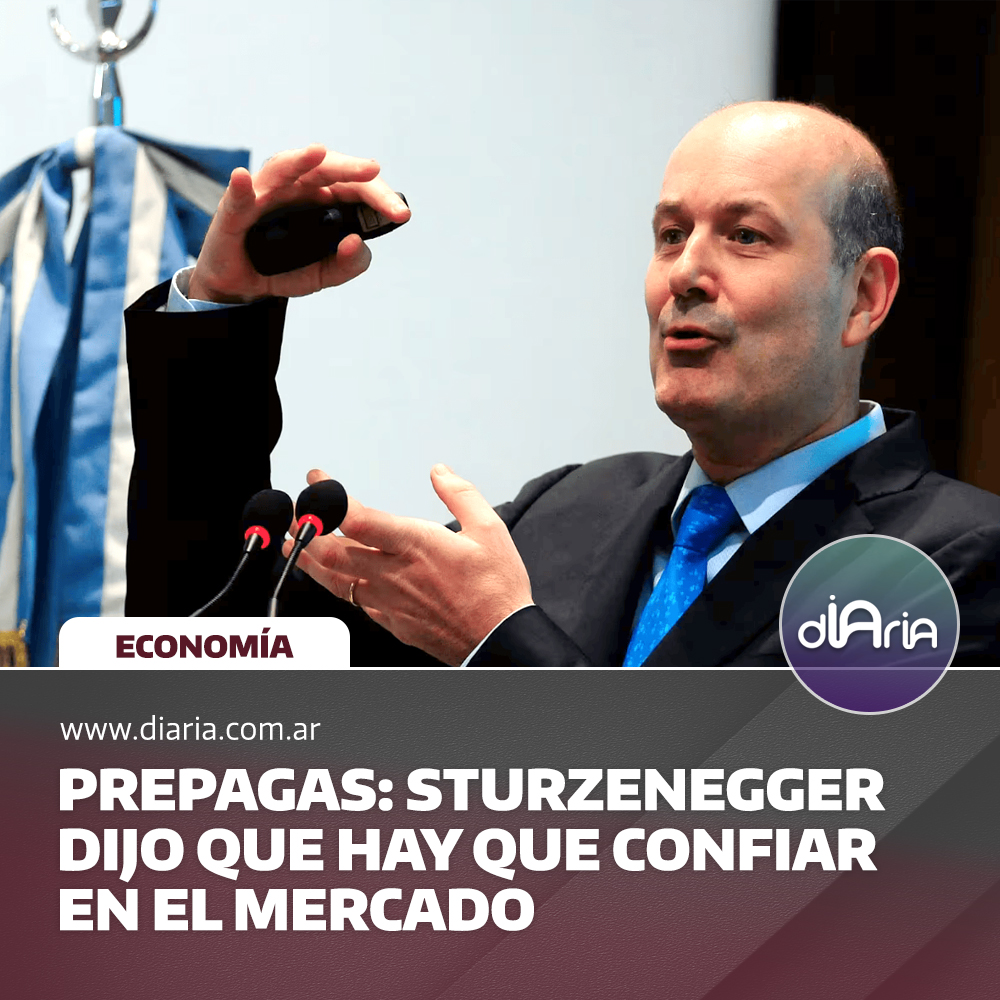 Prepagas: Sturzenegger dijo que hay que confiar en el mercado