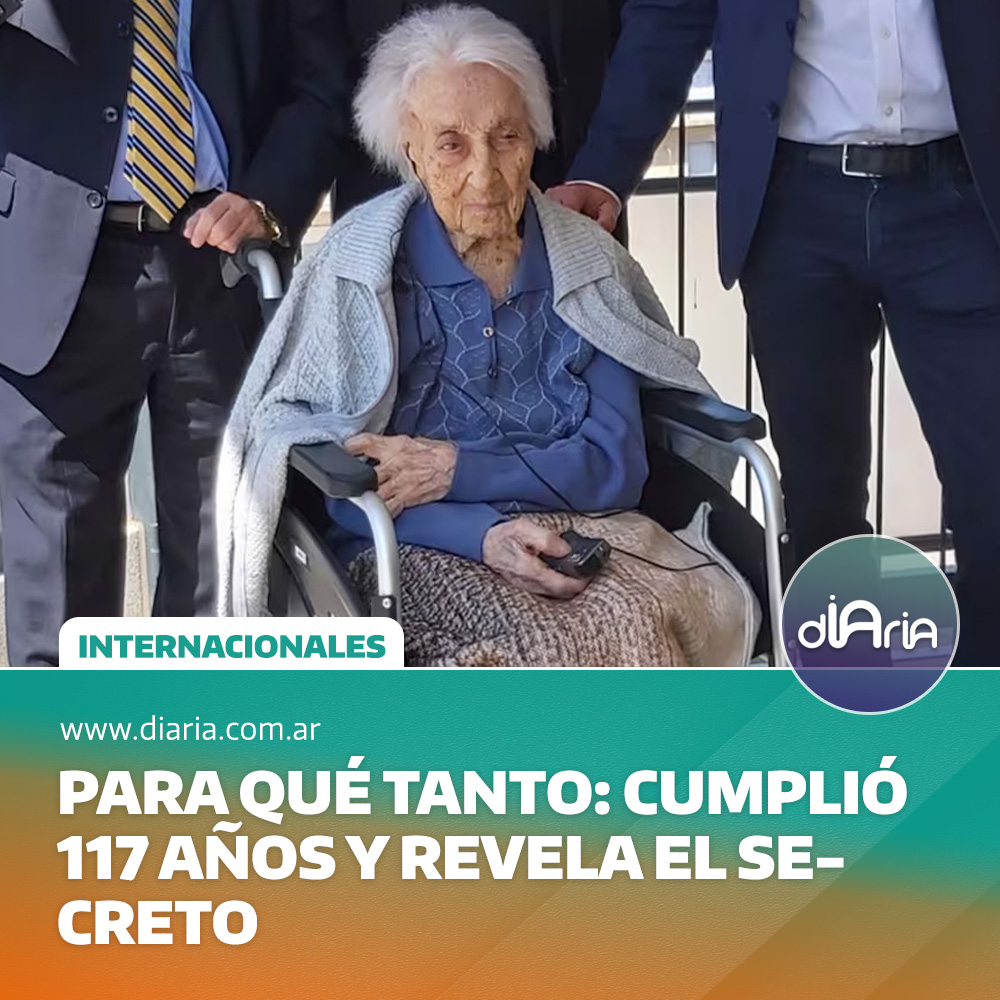 Para qué tanto: Cumplió 117 años y revela el secreto