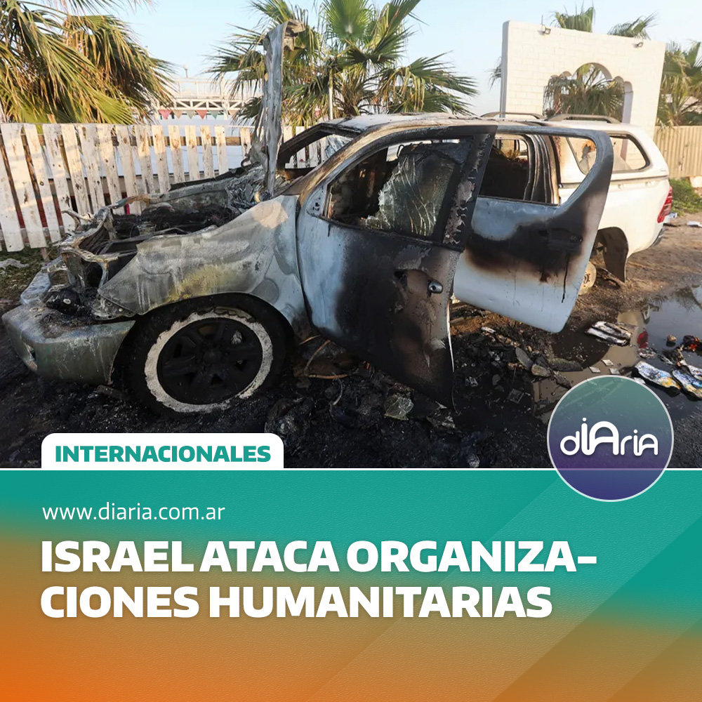 Israel ataca organizaciones humanitarias