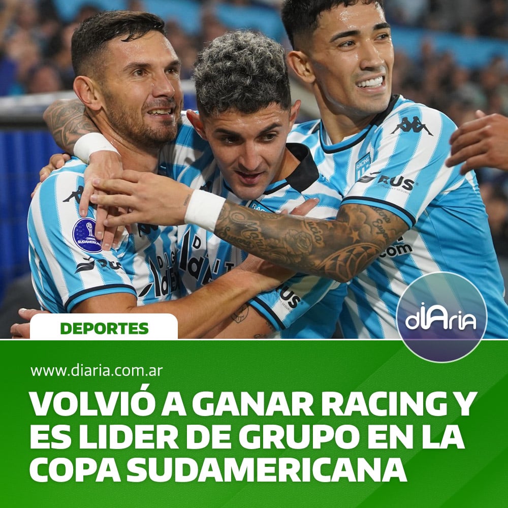 Volvió a Ganar Racing y es lider de grupo en la copa Sudamericana